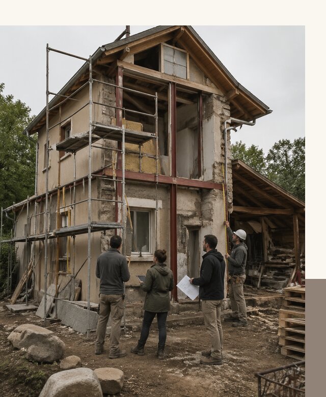 Реконструкция загородного дома под ключ в Махачкале от бюро