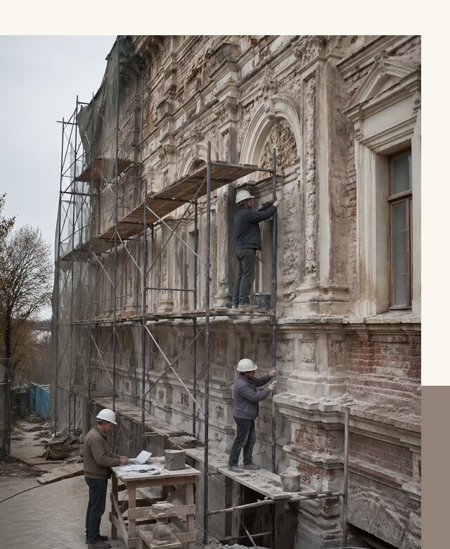 Реставрация объектов культурного наследия под ключ в Махачкале